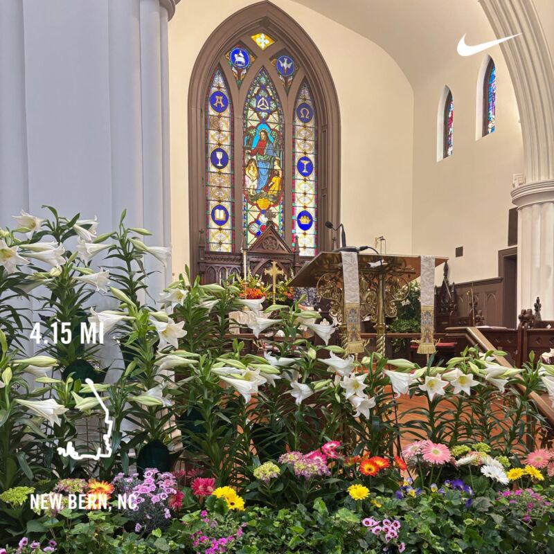 Image for the Tweet beginning: #HeisRisen #christchurchnewbern  #NC T’was